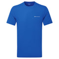 Neptune Blue Montane Men's Dart Nano Reg Fit T-Shirt Front MDNTRNEP