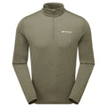Caper Montane Men's Dart Zip Neck T-Shirt Front MDRZICAP