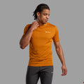 Amber Montane Men's Dart T-Shirt Model Front MDTTSAMB