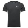 Black Montane Men's Dart T-Shirt Front MDTTSBLA