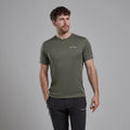 Caper Montane Men's Dart T-Shirt Model Front MDTTSCAP