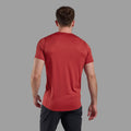 Dark Maple Montane Men's Dart T-Shirt Model Back MDTTSDAM
