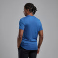 Neptune Blue Montane Men's Dart T-Shirt Model Back MDTTSNEP