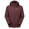 Dark Garnet Montane Men's Duality Insulated Waterproof Jacket Front MDUAJDGA