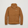 Amber Montane Men's Featherlite Hooded Windproof Jacket Front MFELHAMB
