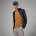 Eclipse Blue Montane Men's Featherlite Hooded Windproof Jacket Model 4 MFELHECL