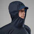 Eclipse Blue Montane Men's Featherlite Hooded Windproof Jacket Model 8 MFELHECL