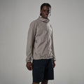 Ridge Montane Men's Featherlite Hooded Windproof Jacket Model Front MFELHRID