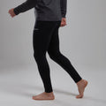 Black Montane Men's Fury Lite Fleece Pants Model 3 MFLTPBLA