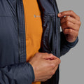 Eclipse Blue Montane Men's Fortes Lite Hooded Insulated Jacket Model 3 MFOLHECL