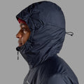 Eclipse Blue Montane Men's Fortes Lite Hooded Insulated Jacket Model 4 MFOLHECL