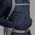 Eclipse Blue Montane Men's Fortes Lite Hooded Insulated Jacket Model 6 MFOLHECL
