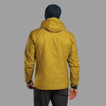 Ginkgo Gold Montane Men's Fortes Lite Hooded Insulated Jacket Model Back MFOLHGIN