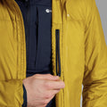 Ginkgo Gold Montane Men's Fortes Lite Hooded Insulated Jacket Model 3 MFOLHGIN