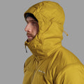 Ginkgo Gold Montane Men's Fortes Lite Hooded Insulated Jacket Model 6 MFOLHGIN