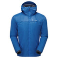 Neptune Blue Montane Men's Fortes Lite Hooded Insulated Jacket Front MFOLHNEP