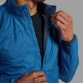Neptune Blue Montane Men's Fortes Nano Insulated Half-Zip Jacket Model 6 MFONPNEP