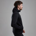 Black Montane Men's Fury Lite Hooded Fleece Jacket Model 4 MFULHBLA