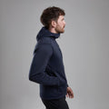 Eclipse Blue Montane Men's Fury Lite Hooded Fleece Jacket Model 4 MFULHECL