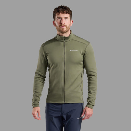 Caper Montane Men's Fury Lite Fleece Jacket Front MFULJCAP