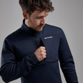 Eclipse Blue Montane Men's Fury XT Fleece Pull-On Model 4 MFXPOECL