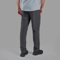 Midnight Grey Montane Men's Genoa Lite Pants Model Back MGLPRMNG