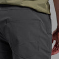 Midnight Grey Montane Men's Genoa Lite Shorts Model 4 MGLSHMNG