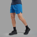 Neptune Blue Montane Men's Jetstream 5" Trail Running Shorts Model 3 MJSS5NEP