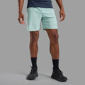 Sea Mist Montane Men's Jetstream 7" Trail Running Shorts Model Front MJSS7SEA