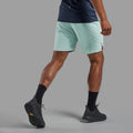 Sea Mist Montane Men's Jetstream 7" Trail Running Shorts Model Back MJSS7SEA