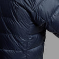 Eclipse Blue Montane Men's Kamen Hooded Down Jacket Model 6 MKAHOECL