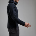 Black Montane Men's Khamsin Hooded Softshell Jacket Model 4 MKHAHBLA