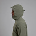 Caper Montane Men's Khamsin Hooded Softshell Jacket Model 3 MKHAHCAP