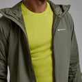 Caper Montane Men's Khamsin Hooded Softshell Jacket Model 6 MKHAHCAP