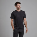 Midnight Grey Montane Men's Mono Logo T-Shirt Front MMLGTMNG