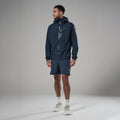 Eclipse Blue Montane Men's Minimus Lite Waterproof Jacket Model 3 MMLIJECL