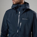 Eclipse Blue Montane Men's Minimus Lite Waterproof Jacket Model 5 MMLIJECL