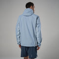 Frost Blue Montane Men's Minimus Lite Waterproof Jacket Model Back MMLIJFRO