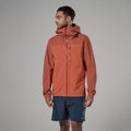 Lava Montane Men's Minimus Lite Waterproof Jacket Model Front MMLIJLAV