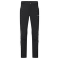 Black Montane Men's Mossa Softshell Pants Front MMOPRBLA