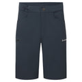 Eclipse Blue Montane Men's Mossa Softshell Shorts  Front MMOSSECL