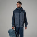 Dark Sky Montane Men's Norste Lite Waterproof Jacket Model Front MNLJADAS
