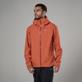 Lava Montane Men's Norste Waterproof Jacket Model Front MNOJALAV