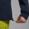 Eclipse Blue Montane Men's Nordes Hooded Softshell Jacket Model 4 MNORHECL