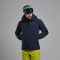 Eclipse Blue Montane Men's Nordes Hooded Softshell Jacket Model 6 MNORHECL