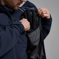 Eclipse Blue Montane Men's Nordes Hooded Softshell Jacket Model 7 MNORHECL