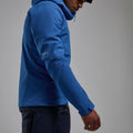 Neptune Blue Montane Men's Nordes Hooded Softshell Jacket Model 4 MNORHNEP
