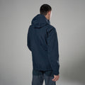Eclipse Blue Montane Men's Norste XT Waterproof Jacket Model Back MNXTJECL