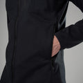 Black Montane Men's Protium CP Hooded Fleece Jacket Model 5 MPCPHBLA