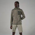 Caper Montane Men's Protium CP Hooded Fleece Jacket Model Front MPCPHCAP